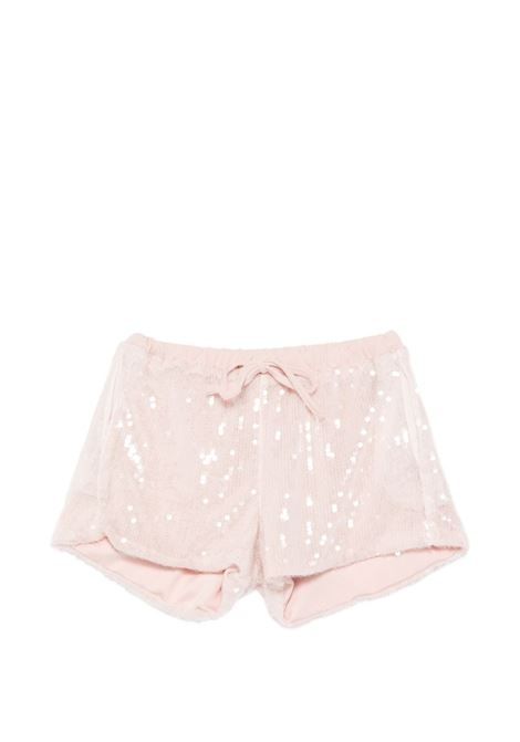 Shorts con paillettes Lù-Lù BY MISS GRANT | LL4173ROSA